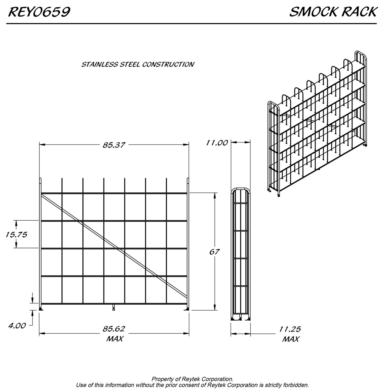 Smock Rack REY0659 | Reytek