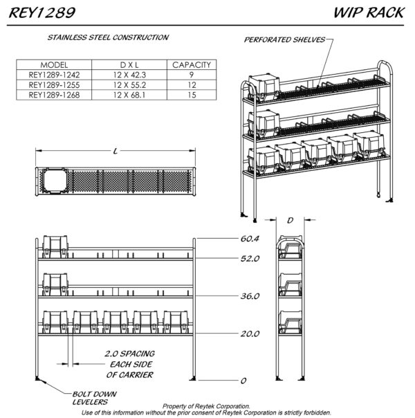 WIP Rack REY1289 - Image 2