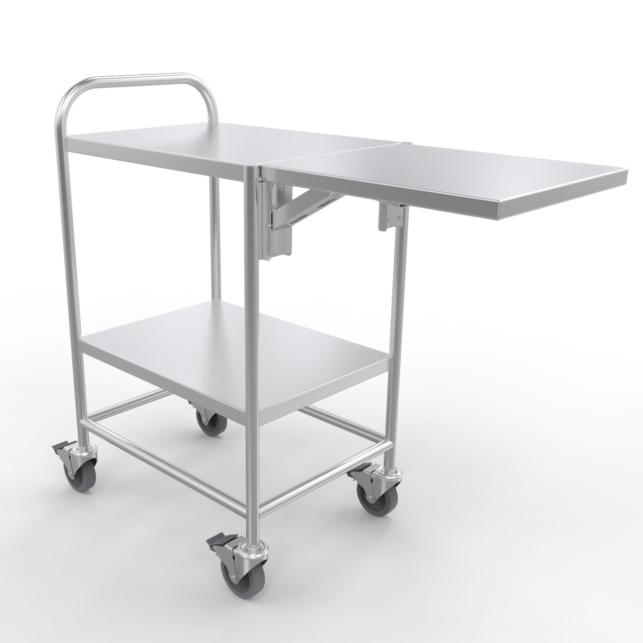 Cart with Fold-down Shelf REY1378 | Reytek